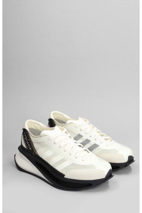 Y-3 Shoes for Men Y-3 S-gendo Run Sneakers In White Canvas