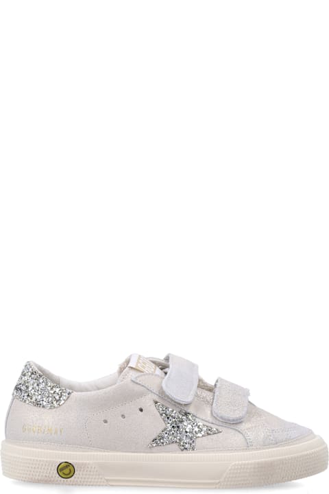 Homeware Golden Goose Golden Goose Kids May School Glitter Sneaker