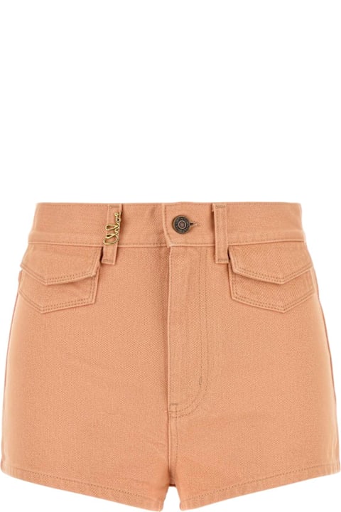 Pants & Shorts for Women Chloé Salmon Denim Shorts