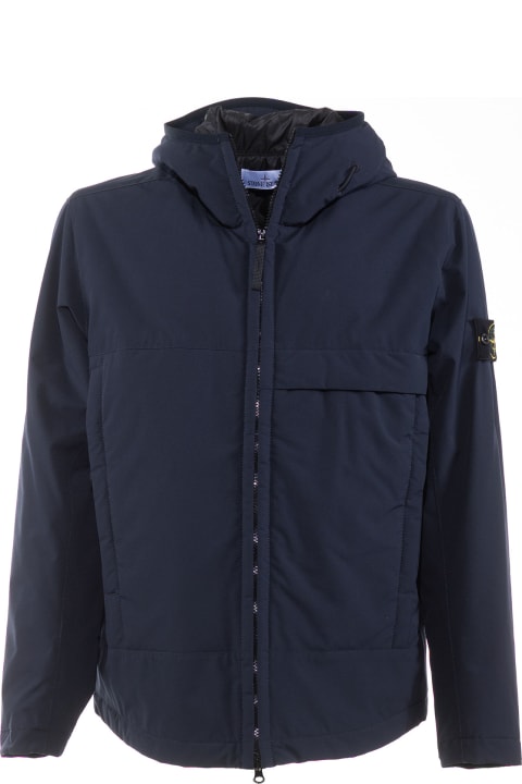 Stone Island Clothing for Men Stone Island Jacket With Zip And Hood