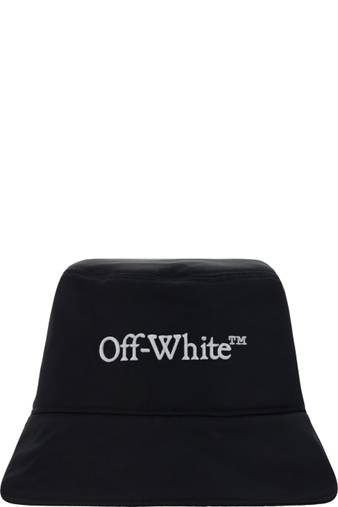 Hats for Men Off-White Bucket Hat