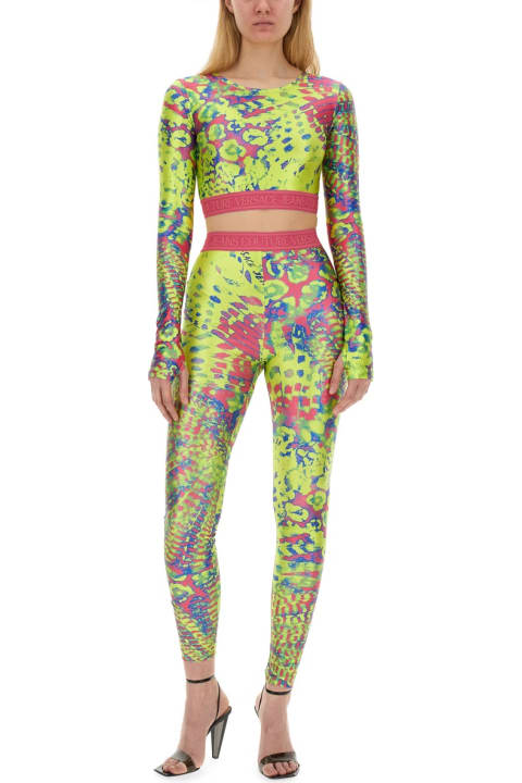 Versace Jeans Couture Pants & Shorts for Women Versace Jeans Couture Leggings With Print