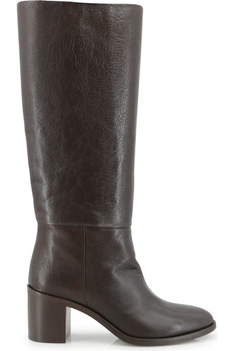 ミドルブーツ PAROSH Women Boots D060121RESHOE029 Brown BOUTIQUE KIWI DONNA BOOT