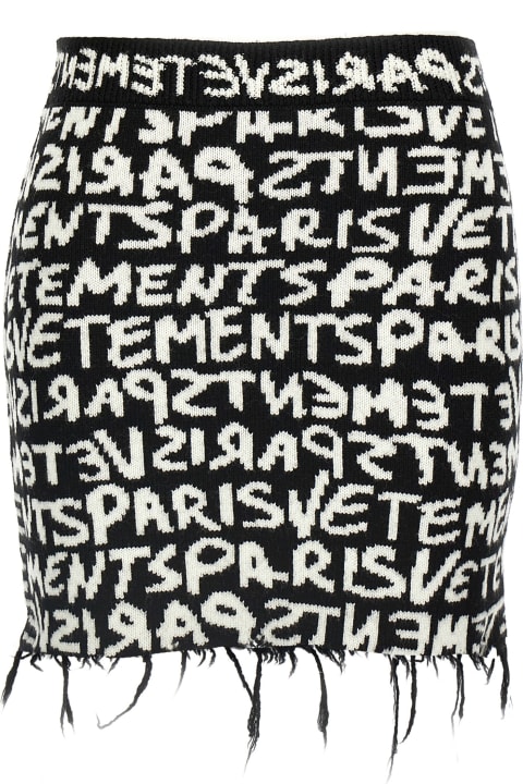 Homeware VETEMENTS 'vetements Paris Monogram Mini' Skirt