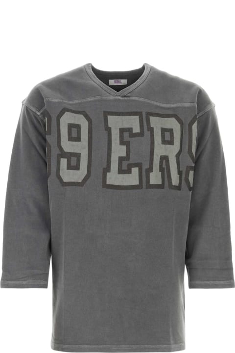 ERL for Men ERL Dark Grey Cotton Sweatshirt