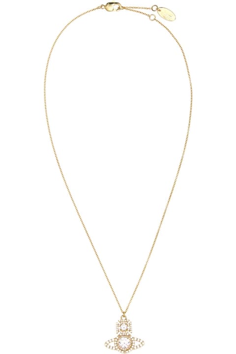 Earrings for Women Vivienne Westwood Gold Metal Norabelle Necklace