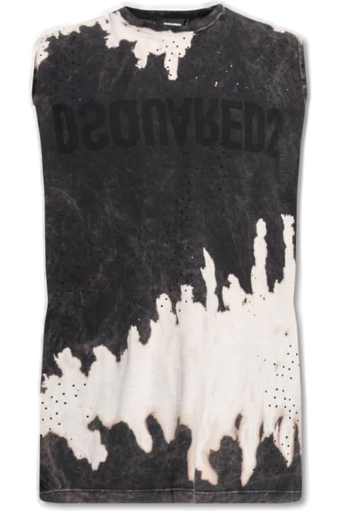 Dsquared2 Coats & Jackets for Men Dsquared2 Tie-dyed Sleeveless T-shirt