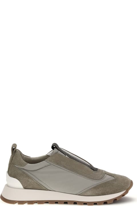 Brunello Cucinelli Sneakers With Precious Detail