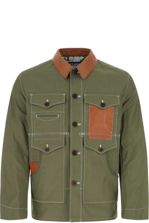 Junya Watanabe Coats & Jackets for Men Junya Watanabe Multicolor Cotton And Polyester Jacket