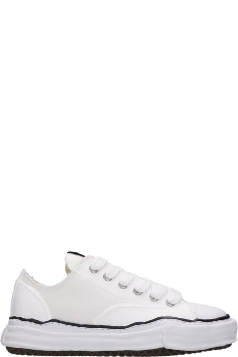 Peterson Sneakers In White Canvas