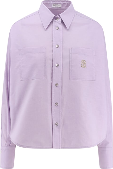 Homeware Brunello Cucinelli Lilac Cotton Shirt