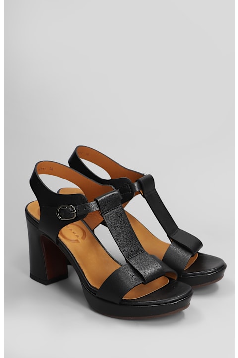 Chie Mihara Shoes for Women Chie Mihara Kimor-l Sandals In Black Leather