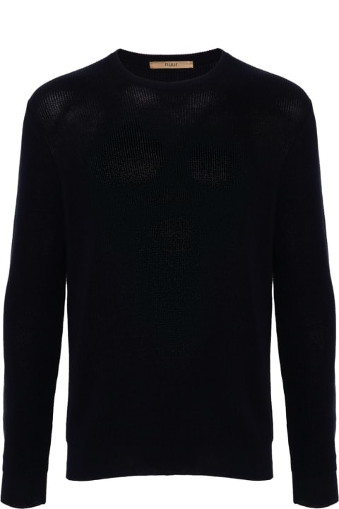 Nuur ملابس علوية لـ القسم الرجالي Nuur Long Sleeves Crew Neck Ribbed Sweater