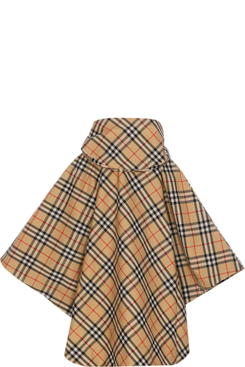 Burberry Coats & Jackets for Men Burberry Check Hooded Cape
