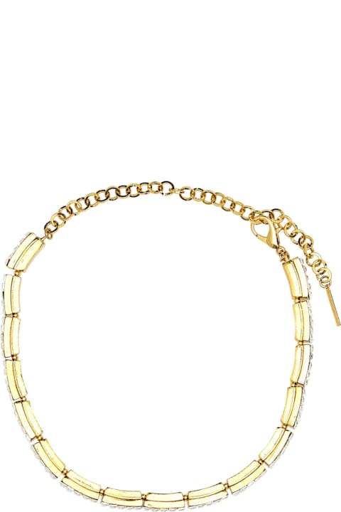 Alessandra Rich Jewelry for Women Alessandra Rich Embellished Metal Choker