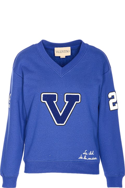 Homeware Valentino Garavani Embroidered Logo Sweatshirt