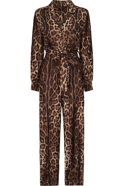 Suits for Women Dolce & Gabbana Silk Twill Pajama Suit