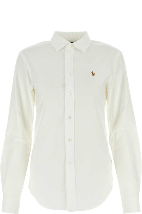 Clothing for Women Polo Ralph Lauren White Oxford Shirt