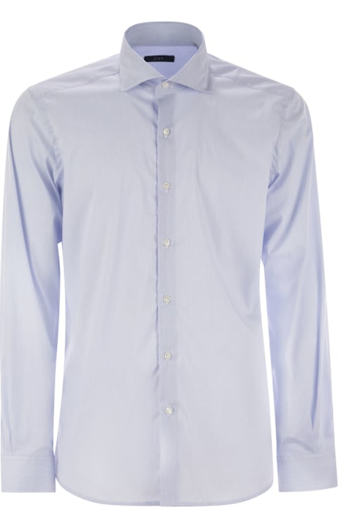 Homeware Fay Stretch Poplin Shirt With French Collar