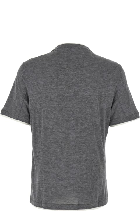 Quiet Luxury for Men Brunello Cucinelli Layered T-shirt