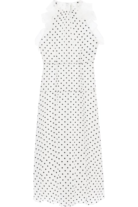 Alessandra Rich for Women Alessandra Rich Sleeveless Maxi Dress In Polka