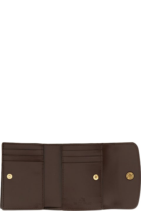 【ETRO】Paisley Bi-fold Wallet Etro Paisley Bifold Wallet