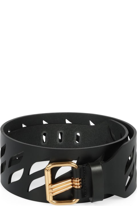 Etro Belts for Women Etro Perforated Buckle Belt