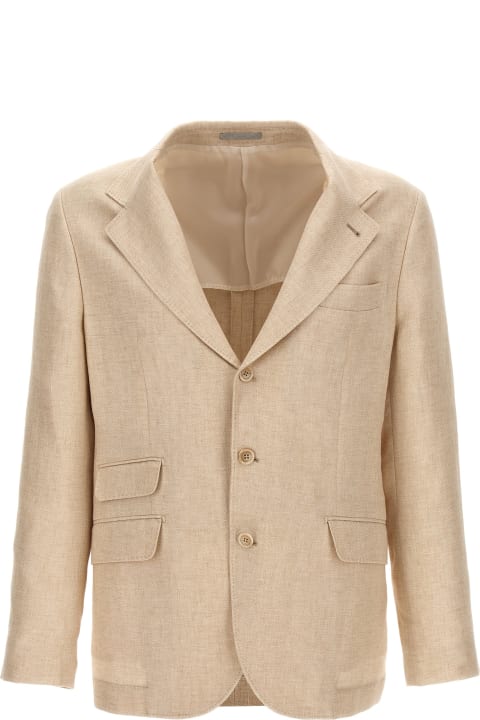 Brunello Cucinelli Coats & Jackets for Men Brunello Cucinelli Single-breasted Blazer