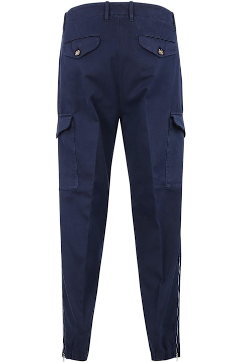 Brunello Cucinelli لـ Men Brunello Cucinelli Pleat Detailed Tapered Cargo Pants