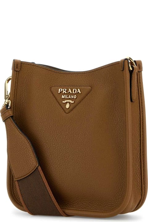 Homeware Prada Caramel Leather Crossbody Bag