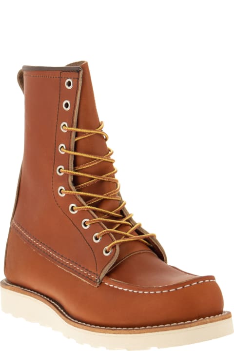 Boots for Men Red Wing Classic Moc - High Leather Lace-up Boot