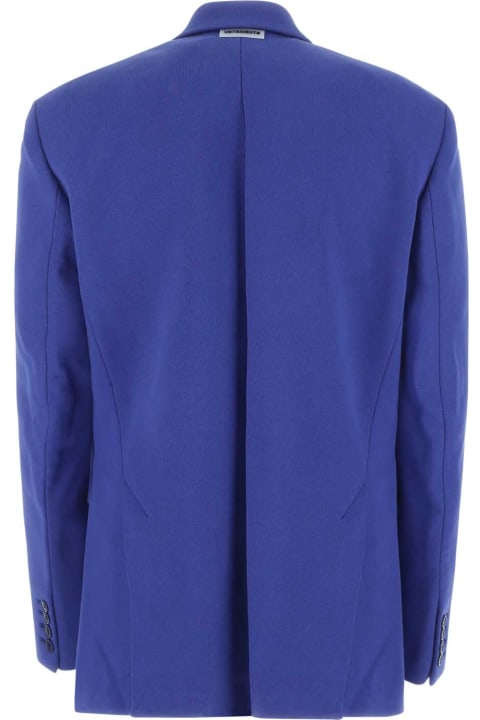 VETEMENTS for Women VETEMENTS Blue Cotton Blend Oversize Blazer