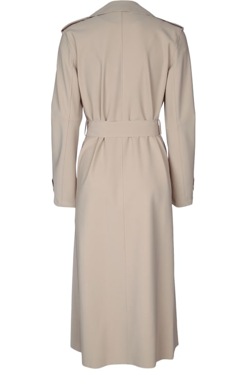 Harris Wharf London Coats & Jackets for Women Harris Wharf London Women Long Trench Scuba
