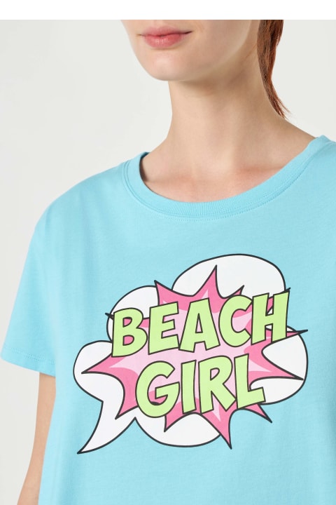 Homeware MC2 Saint Barth Beach Girl Print T-shirts For Women