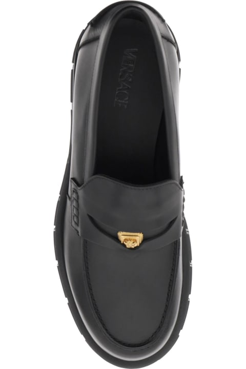 Versace for Men Versace Leather Loafers