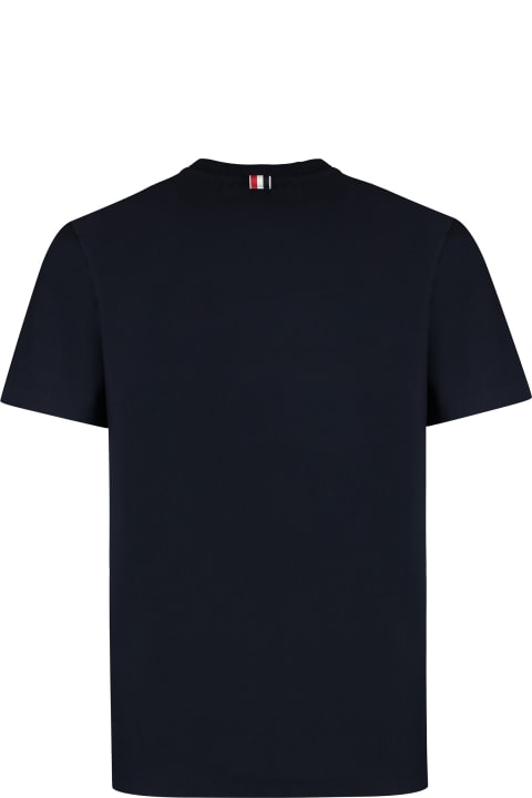 Thom Browne Topwear for Men Thom Browne Cotton Crew-neck T-shirt