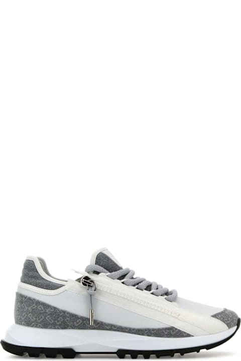 Givenchy for Men Givenchy Two-tone Denim And Synthetic Leather Spectre Sneakers