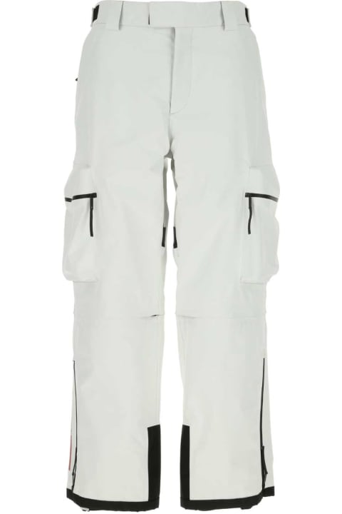 Prada Clothing for Men Prada Chalk Polyester Ski Pant