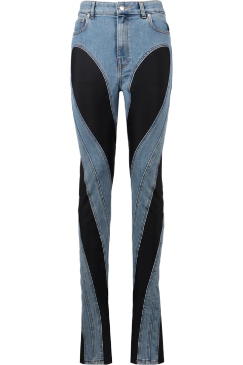 Jeans for Women Mugler Spiral Skinny Jeans