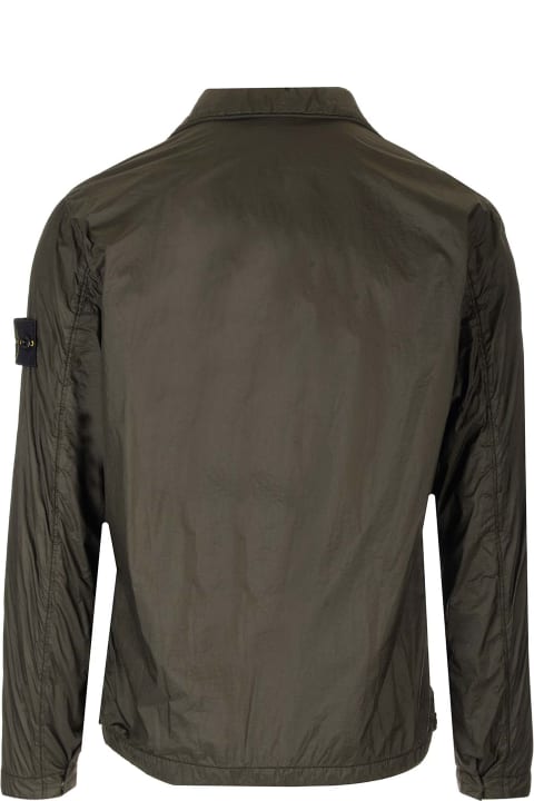 Stone Island Coats & Jackets for Men Stone Island Technical Fabric Overshirt