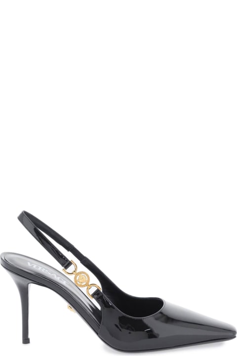 Versace for Women Versace Patent Leather Slingback Pumps