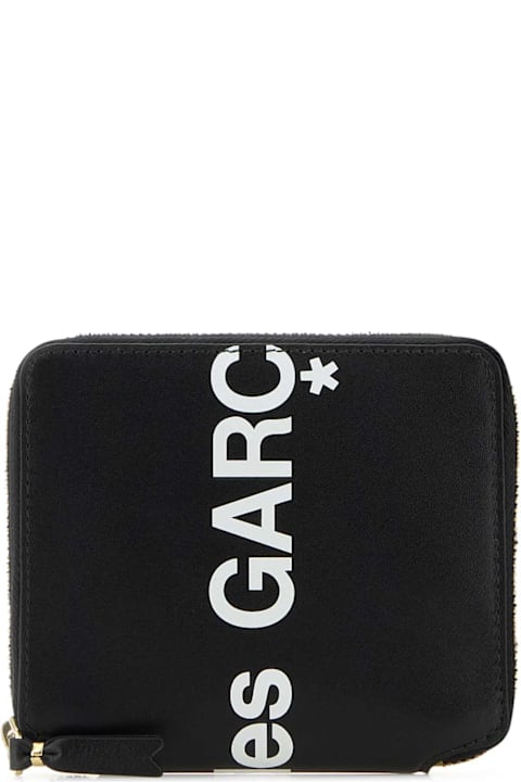 Comme des Garçons Wallets for Men Comme des Garçons Black Leather Wallet