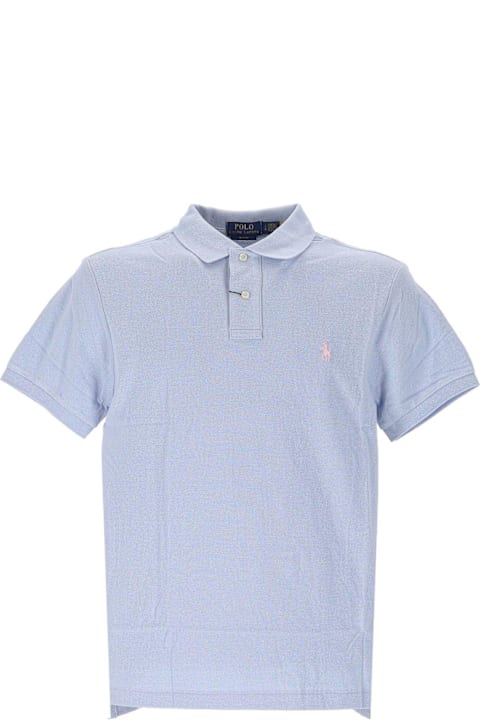 أدوات منزلية Polo Ralph Lauren Logo Embroidered Short-sleeved Polo Shirt Polo Ralph Lauren