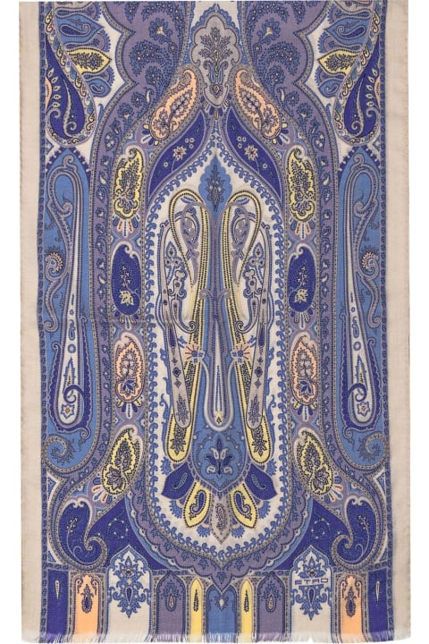 Fashion for Women Etro Cashmere And Silk Paisley Scarf