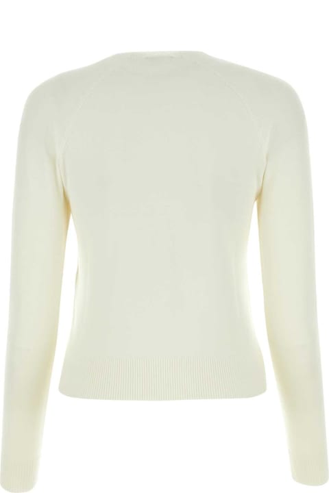 Patou for Women Patou White Wool Blend Sweater