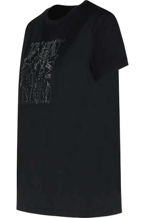 Sale for Women Max Mara 'giovane' Black Cotton T-shirt