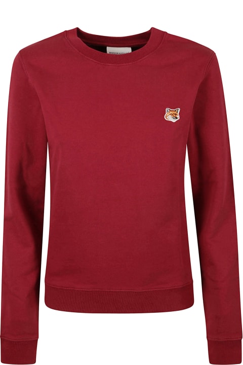 Fleeces & Tracksuits Sale for Women Maison Kitsuné Fox Head Patch Sweatshirt