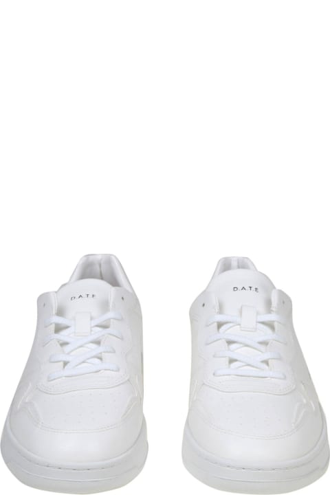 Step Sneakers In Eco-sustainable Leather Color White
