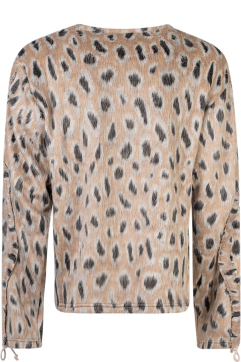 メンズ Bluemarbleのニットウェア Bluemarble Furry Leopard Sweater