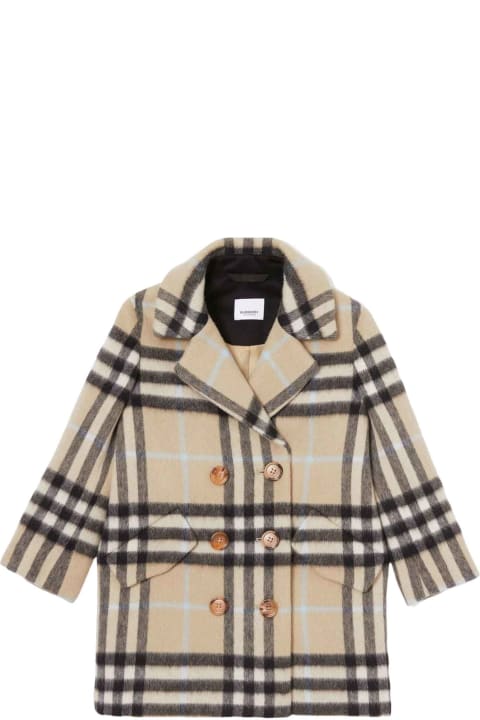 Burberry Topwear for Boys Burberry Brown Coat Unisex